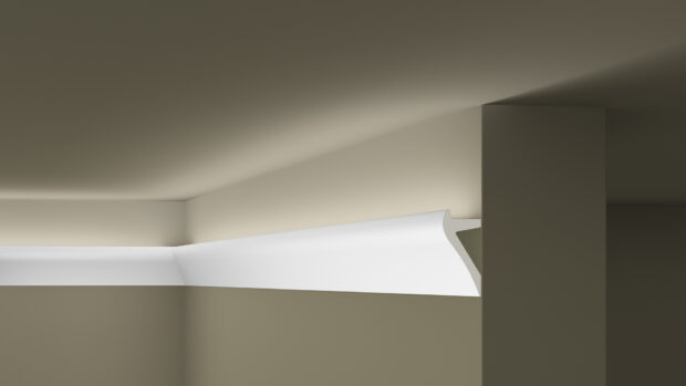 IL2 ARSTYL® Plastic Lightweight  Cornice Coving Lighting Solution - 2m