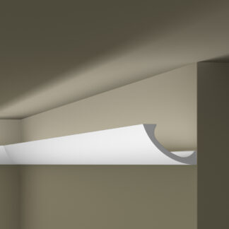 WT3 Plastic Lightweight  Cornice Coving Indirect Lighting System - 2m